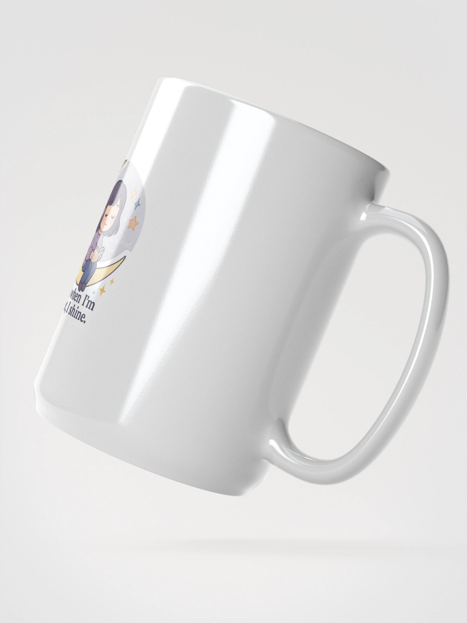 Even When I’m Quiet, I Shine – Starry Reflection Mug product image (3)