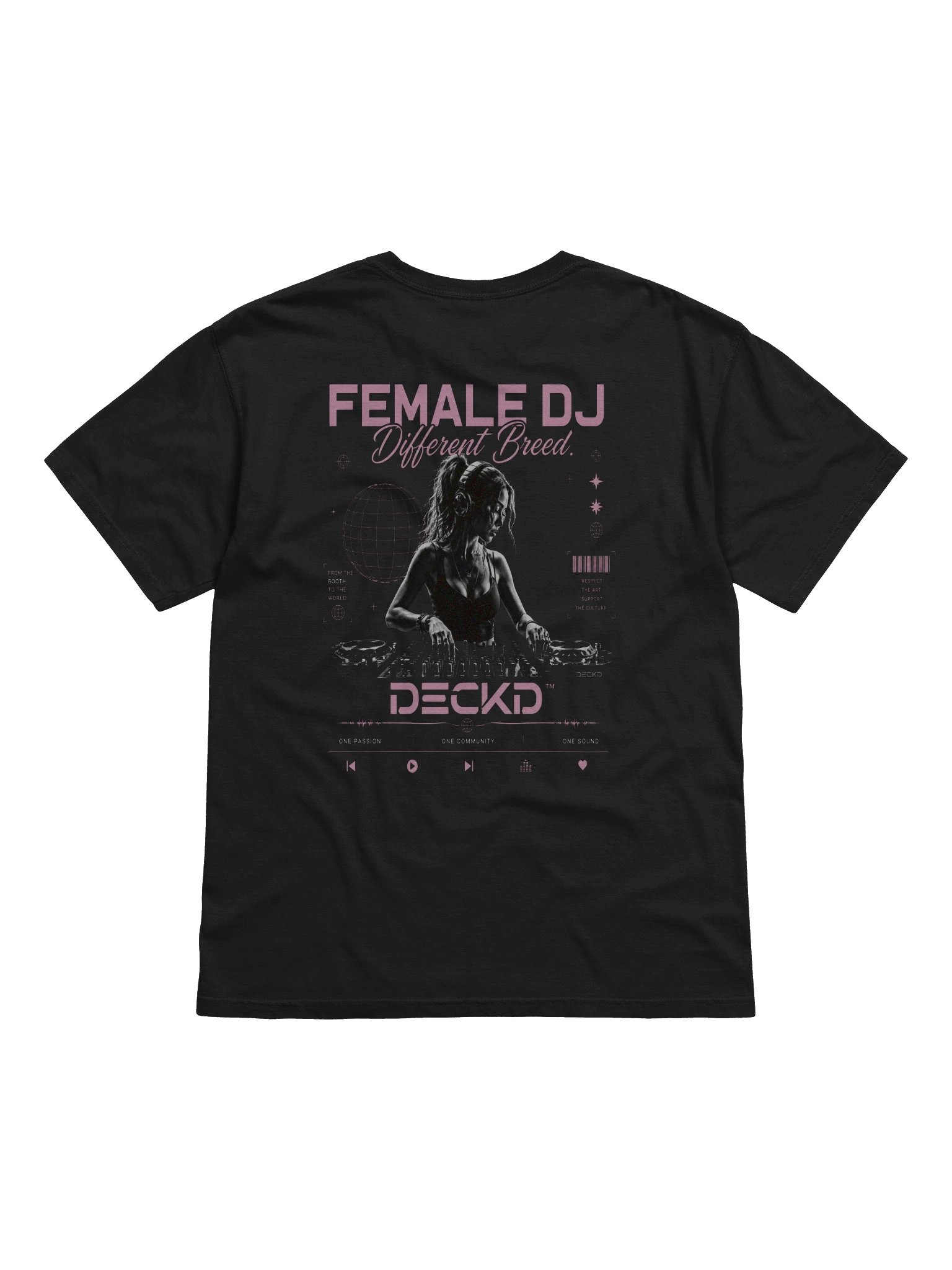 🎧 FEMALE DJ TEE product image (1)