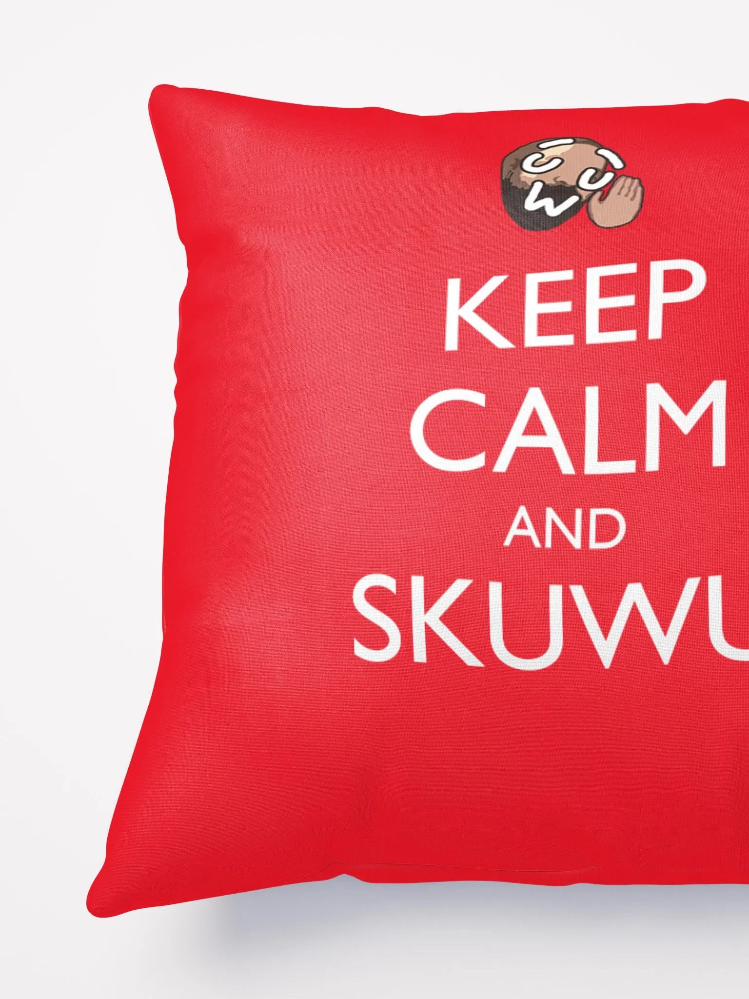 "Keep Calm and Skuwu" Throw Pillow product image (2)