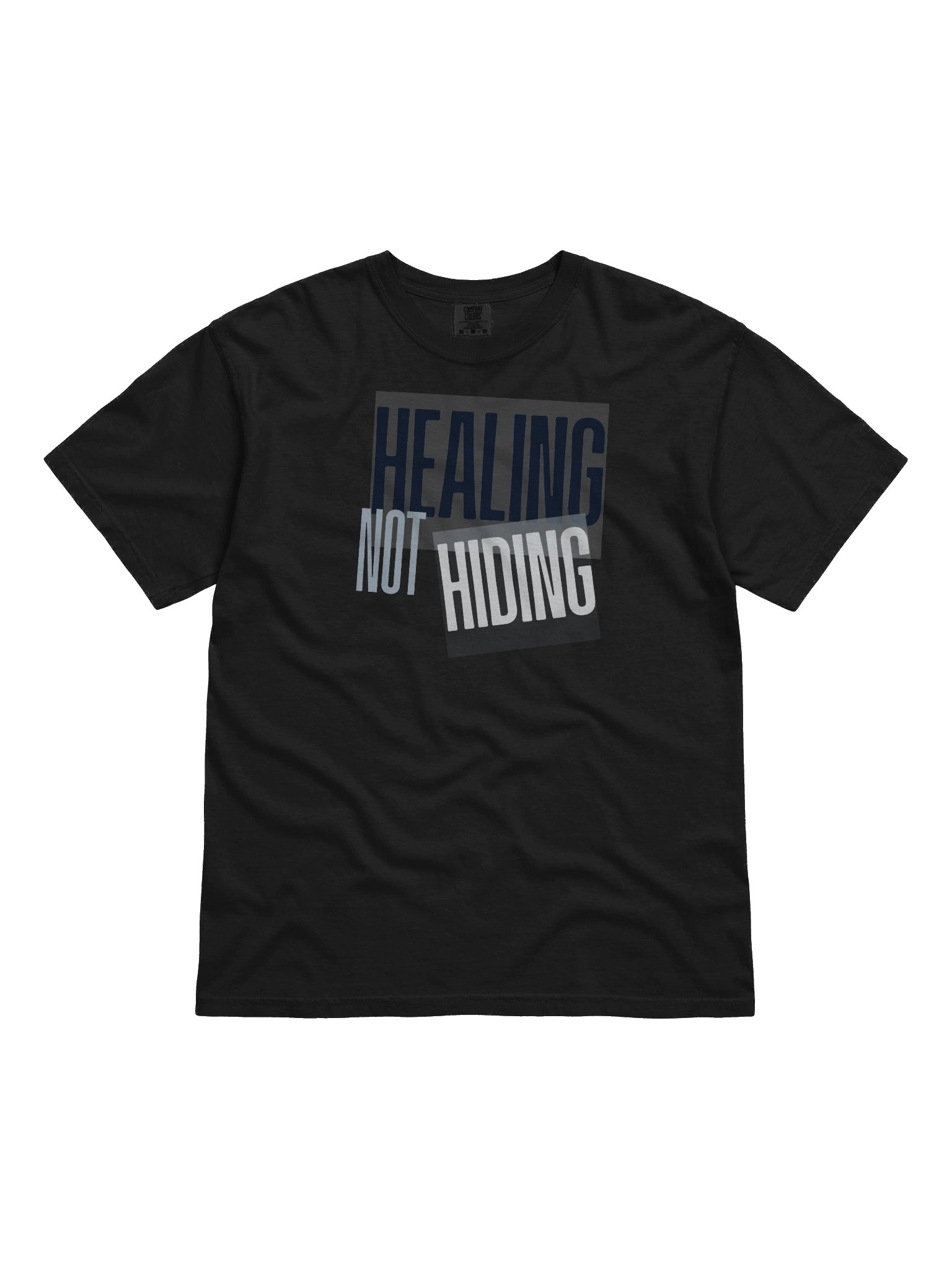 Men HEALING NOT HIDING Graphic Tee product image (4)