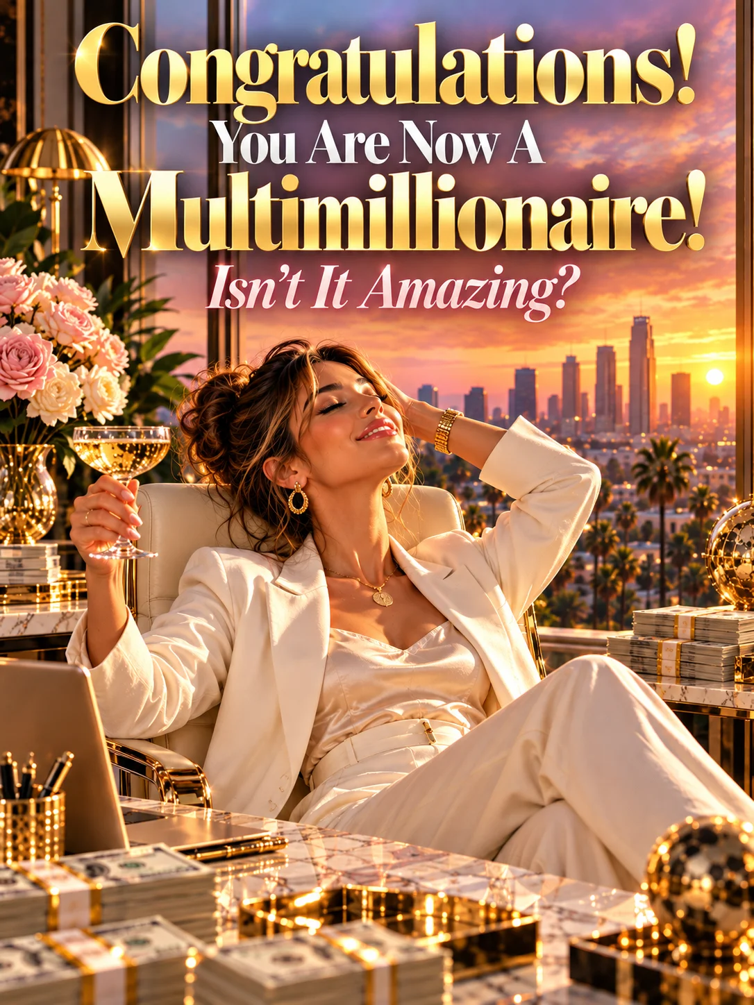 Congratulations! You Are Now A Multimillionaire! Isn't It Amazing? (Active) product image (1)