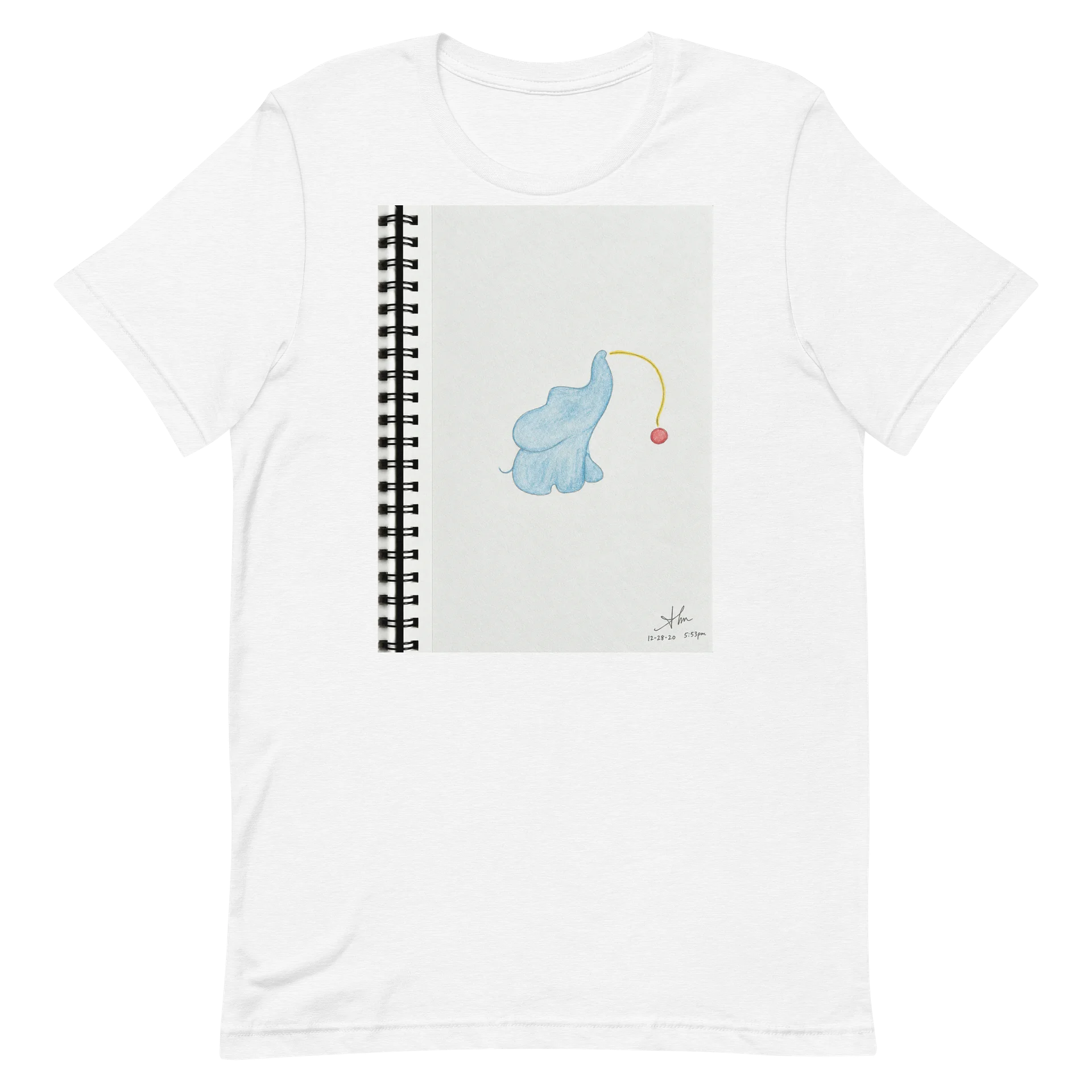 AK’s Ele-Fun-tastic Blue Elephant T-Shirt product image (2)