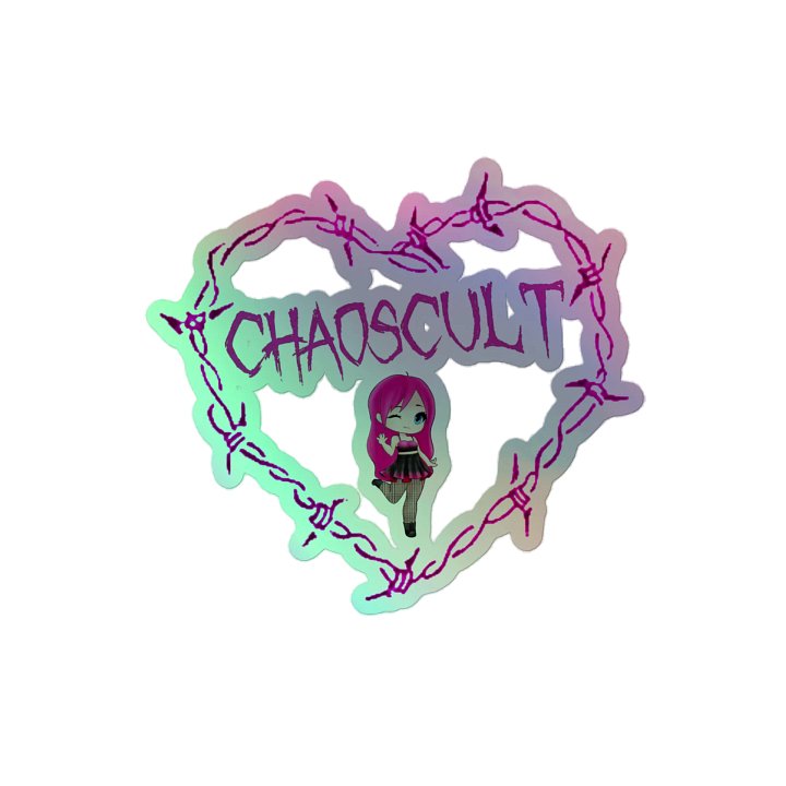 ChaosCult Holographic Sticker product image (2)