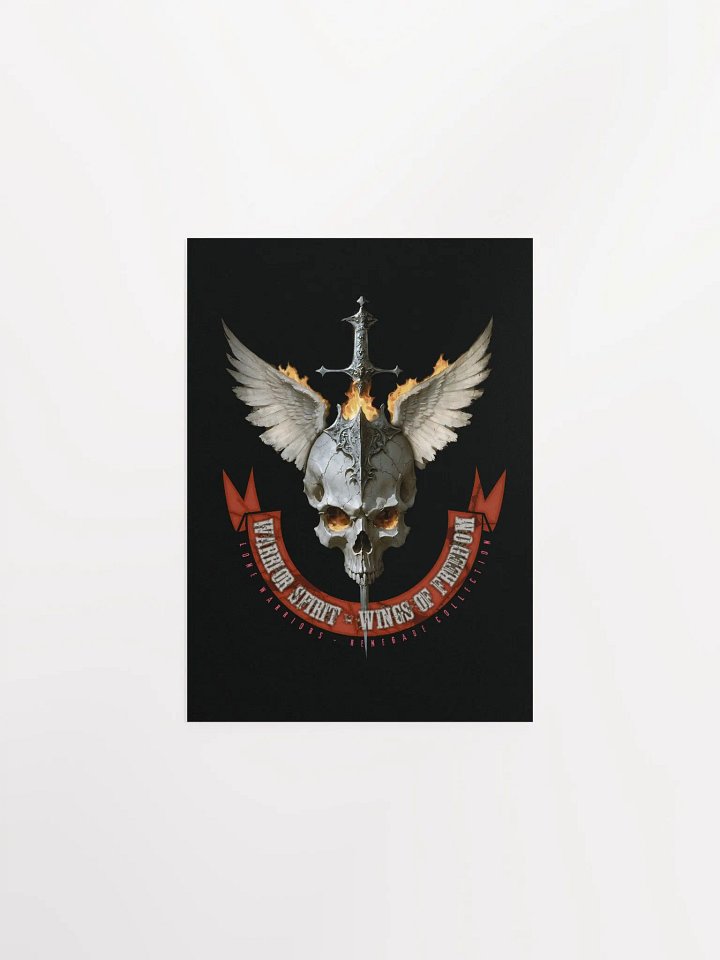 Warrior Spirit - Wings of Freedom ( Matte Paper Poster ) product image (1)
