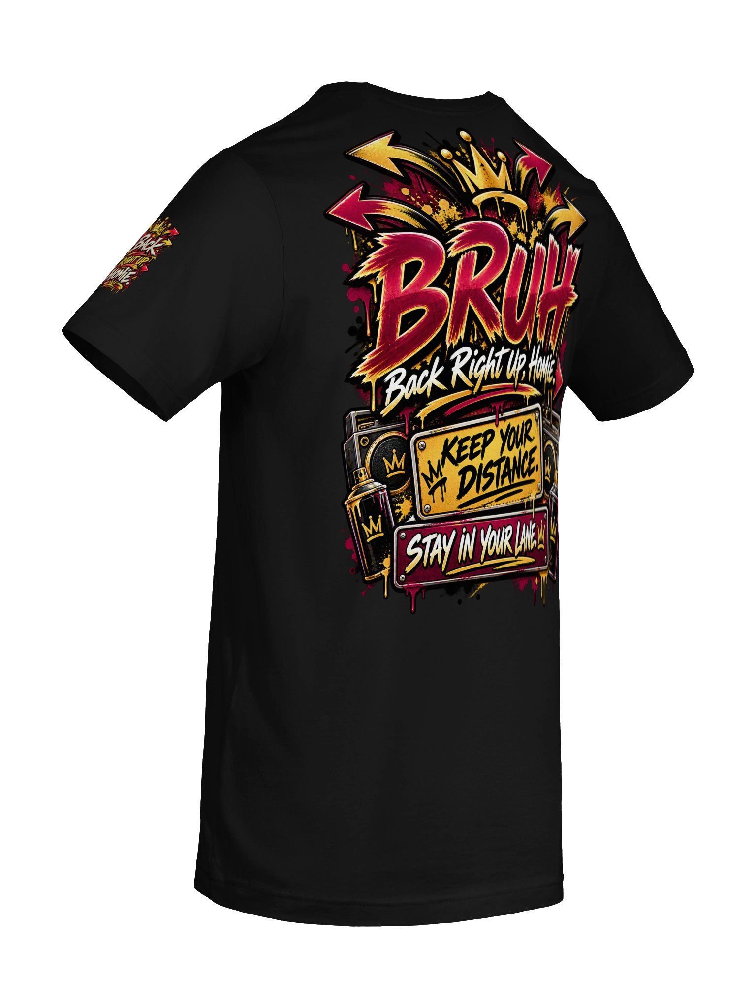 BRUH Tee – Back Right Up, Homie product image (8)