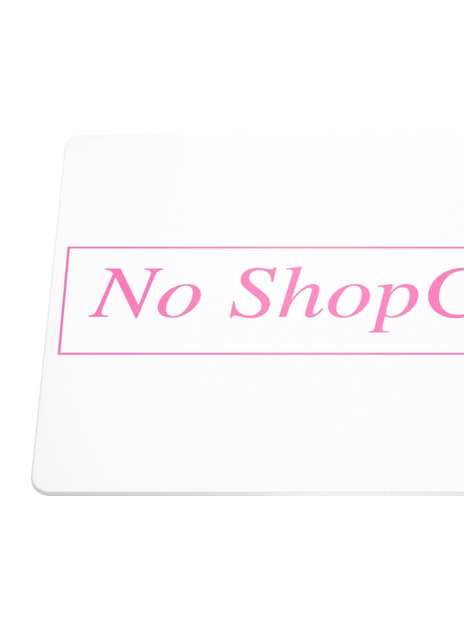 No ShopCo Gaming Mouse Pad - Pink on White product image (6)