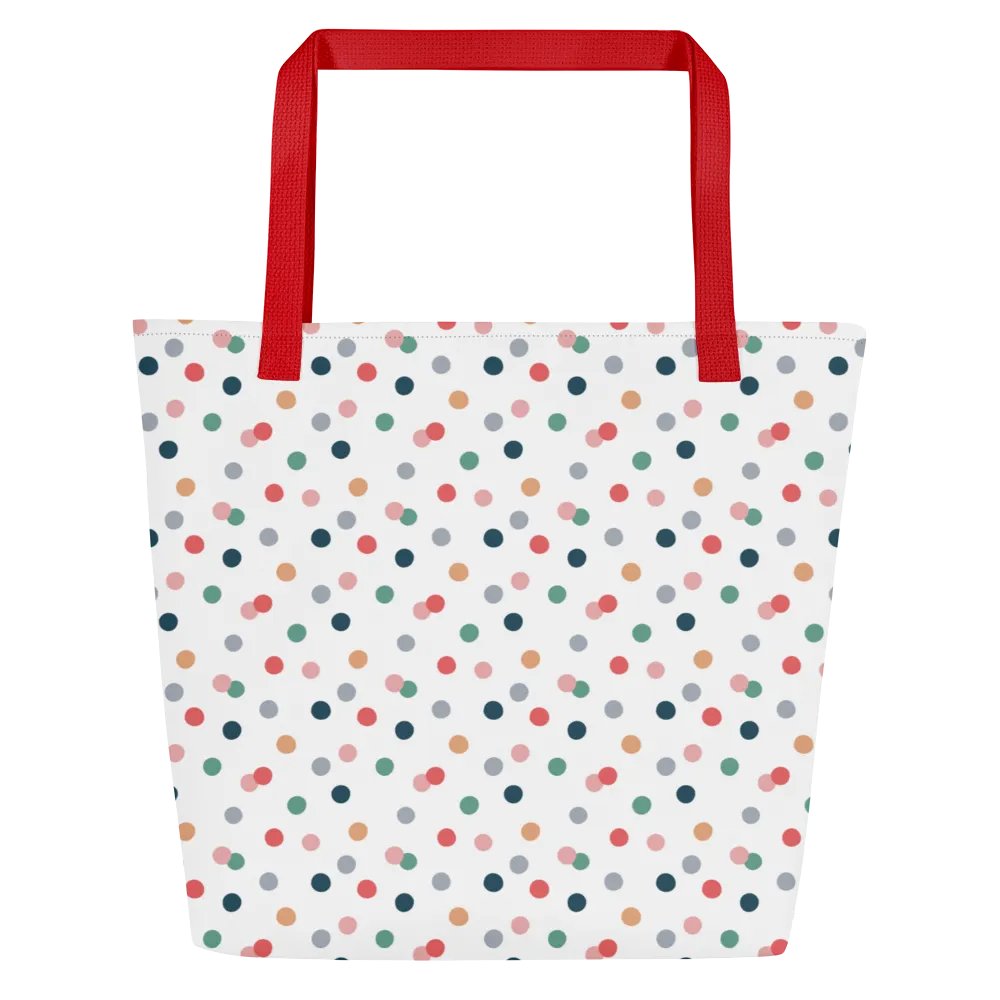 Christmas Polka Dot Tote product image (4)