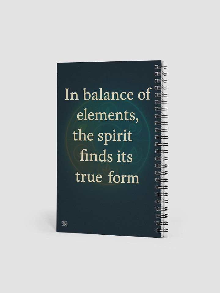 "In balance of elements, the spirit finds its true form." product image (2)
