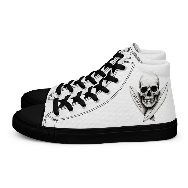 Surf's Up Bro Men's High Top Canvas Shoes product image (1)