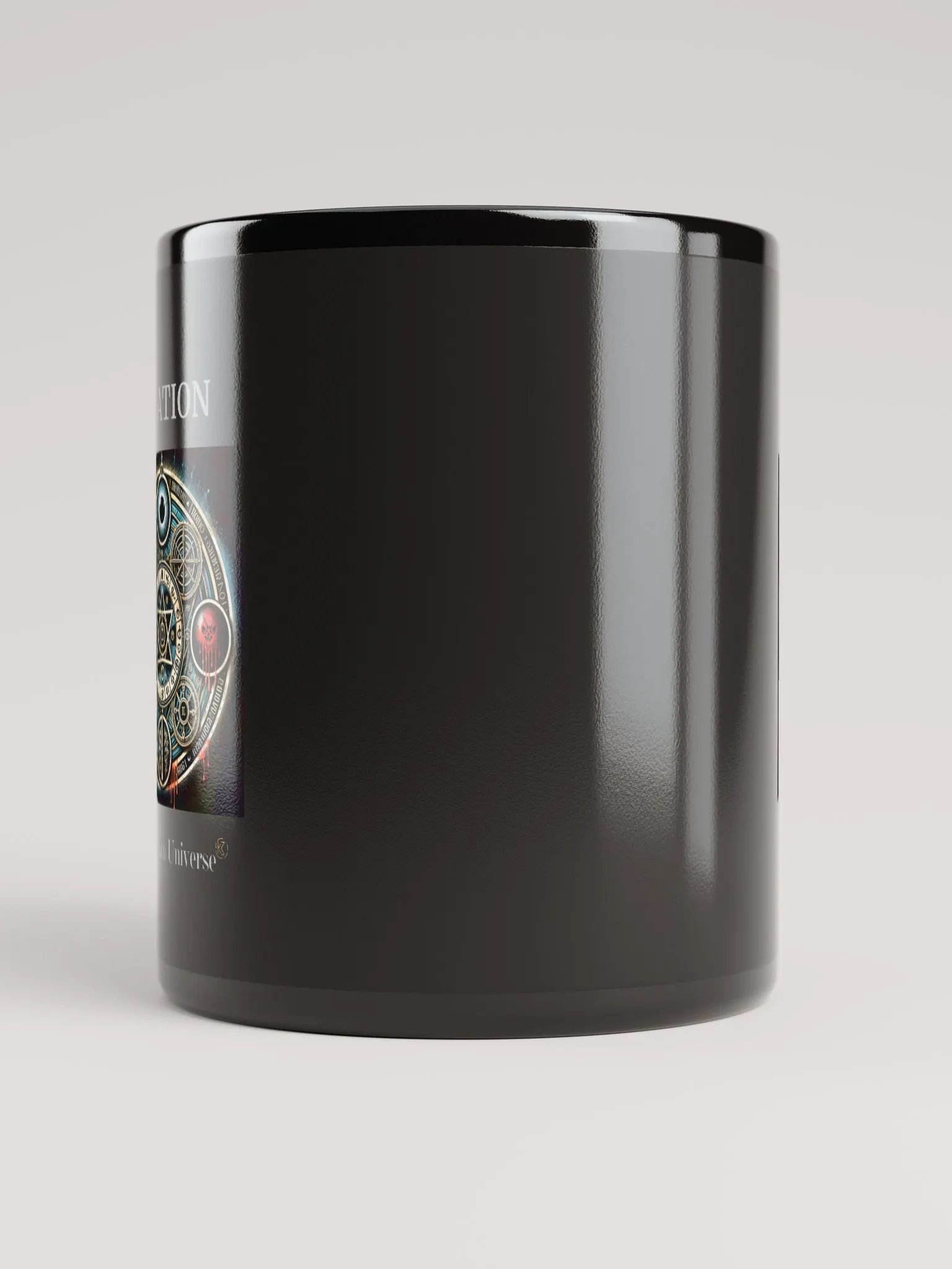 Creation | Black Glossy Mug product image (6)