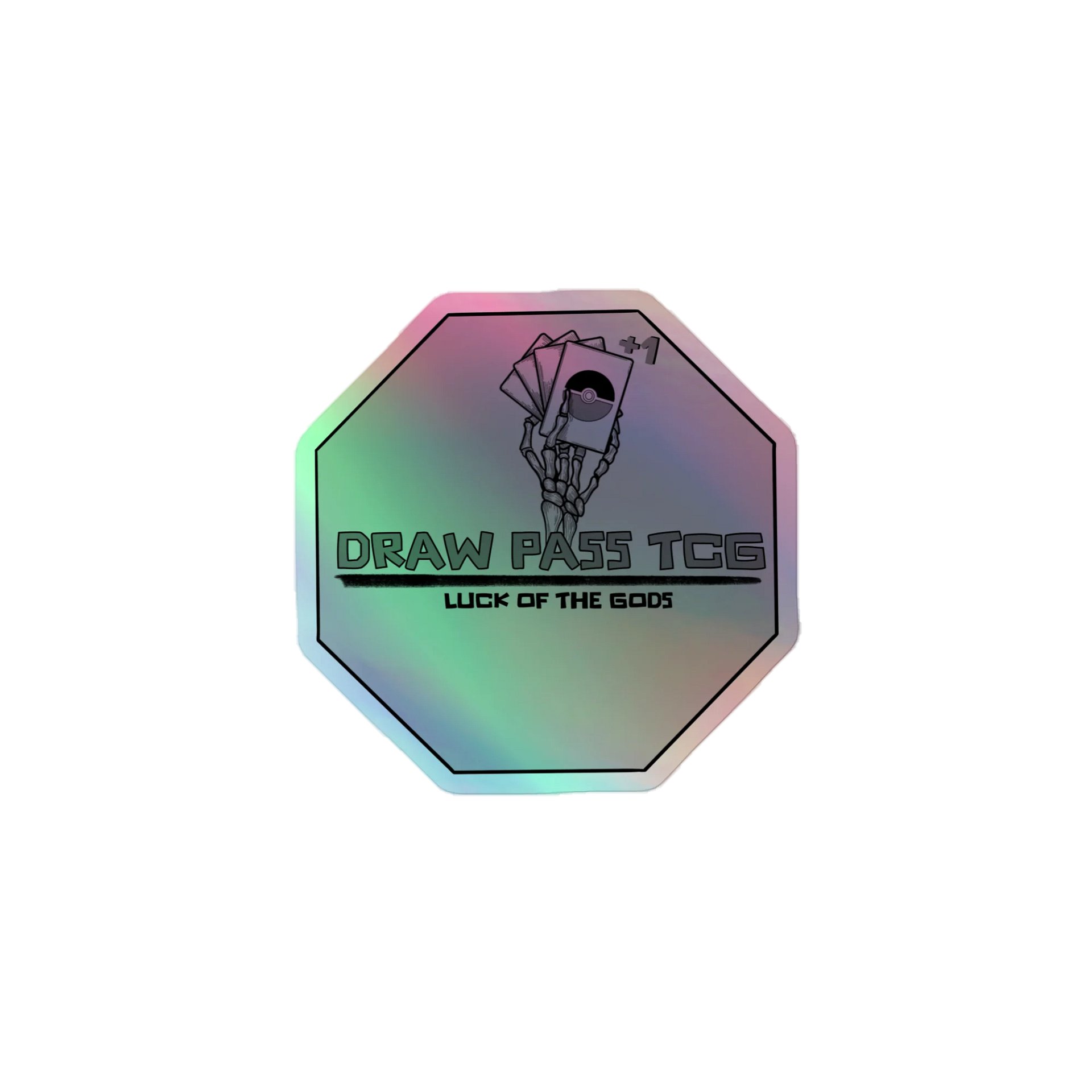 Draw Pass TCG Holographic Sticker product image (1)