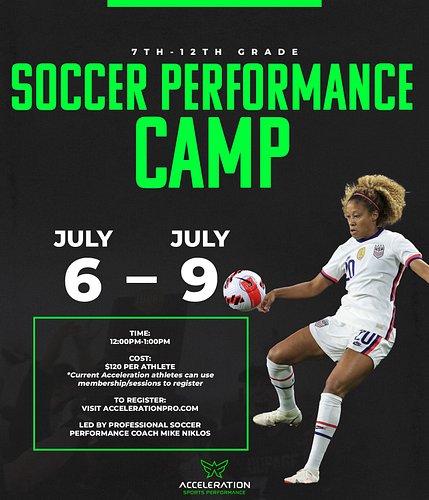 🟢 𝑺𝑼𝑴𝑴𝑬𝑹 𝑪𝑨𝑴𝑷𝑺 🟢 Along with our daily Speed, Plyometric, Power, & Weight Training sessions Acceleration is offering these 3 c...