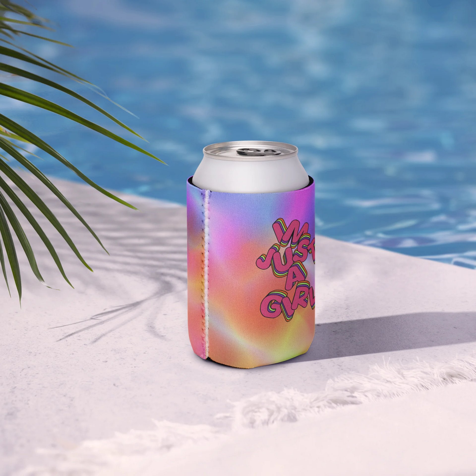I'm just a girl Tie-Dye Coozie product image (6)