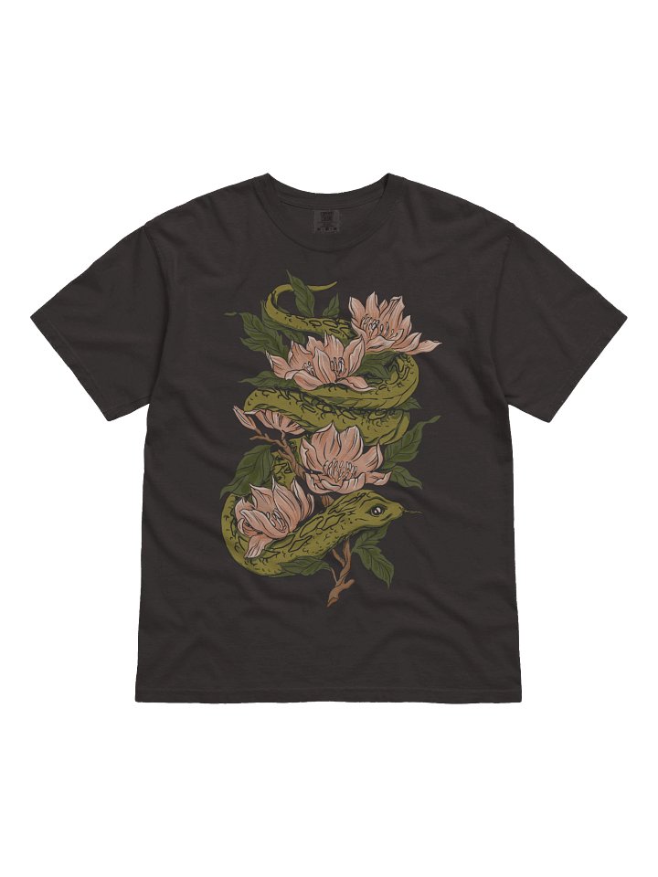 Cottagecore Snake Magnolia Shirt – Vintage Serpent Floral Tee, Botanical Nature Aesthetic product image (11)