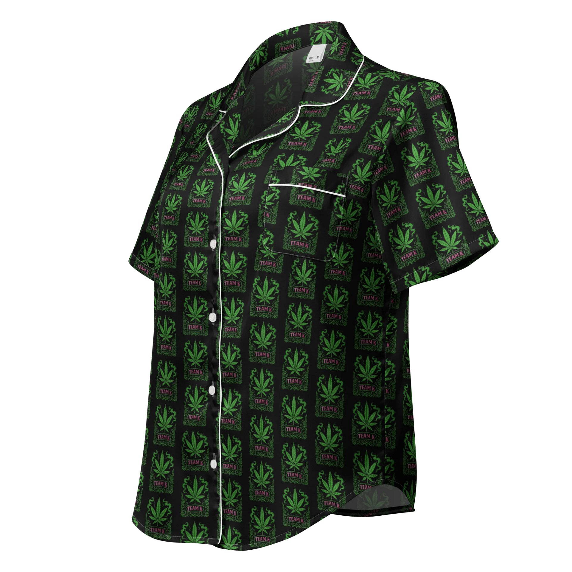 Team K V-7 Women's Short Sleeve Pajama Top product image (1)