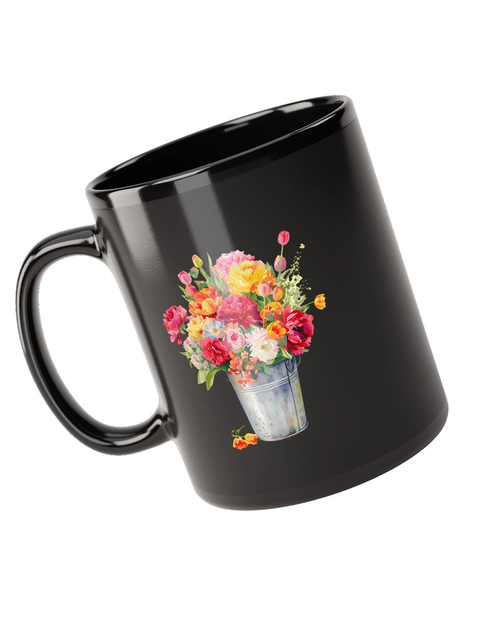 Vase A Black Glossy Mug product image (9)