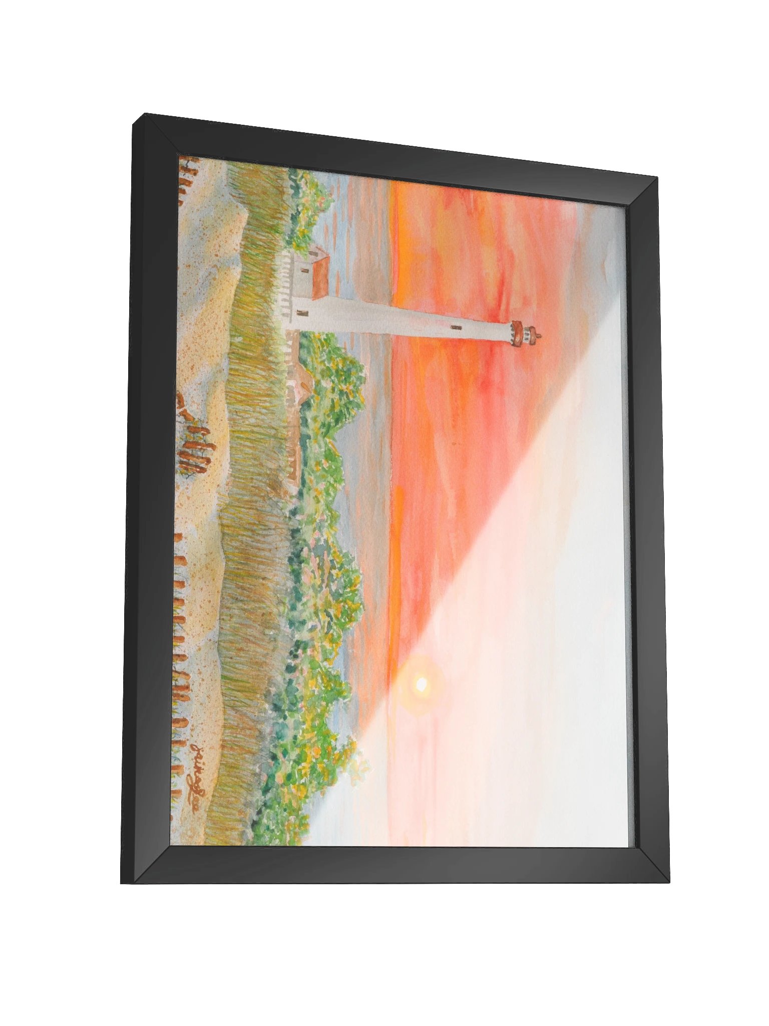 Lighthouse In A Golden Sunset product image (3)