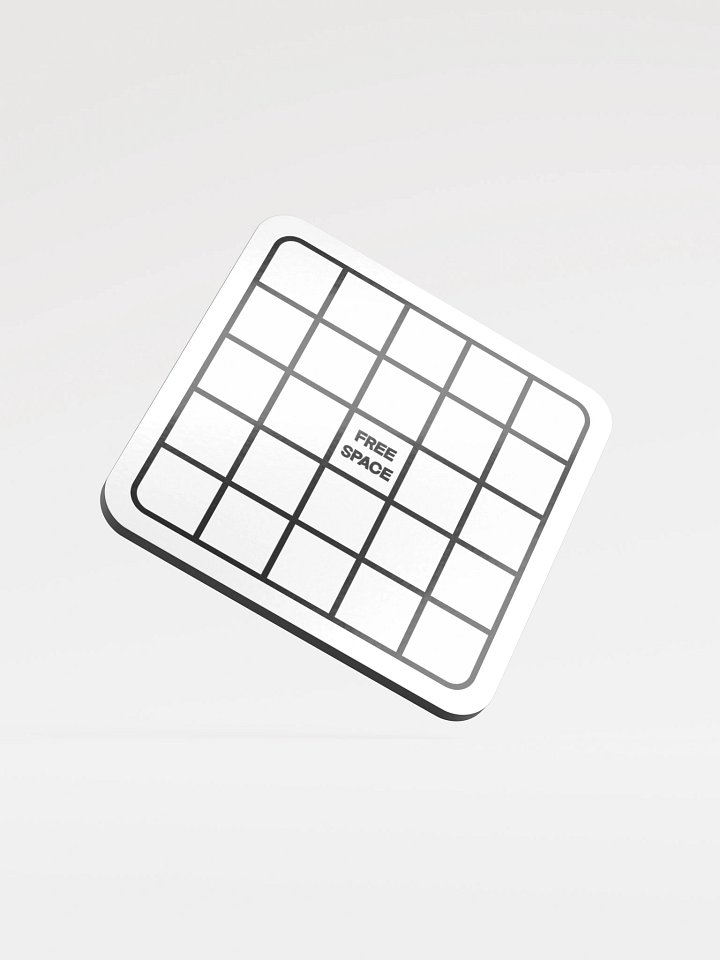 Glossed Cork Blank Card Coaster product image (1)