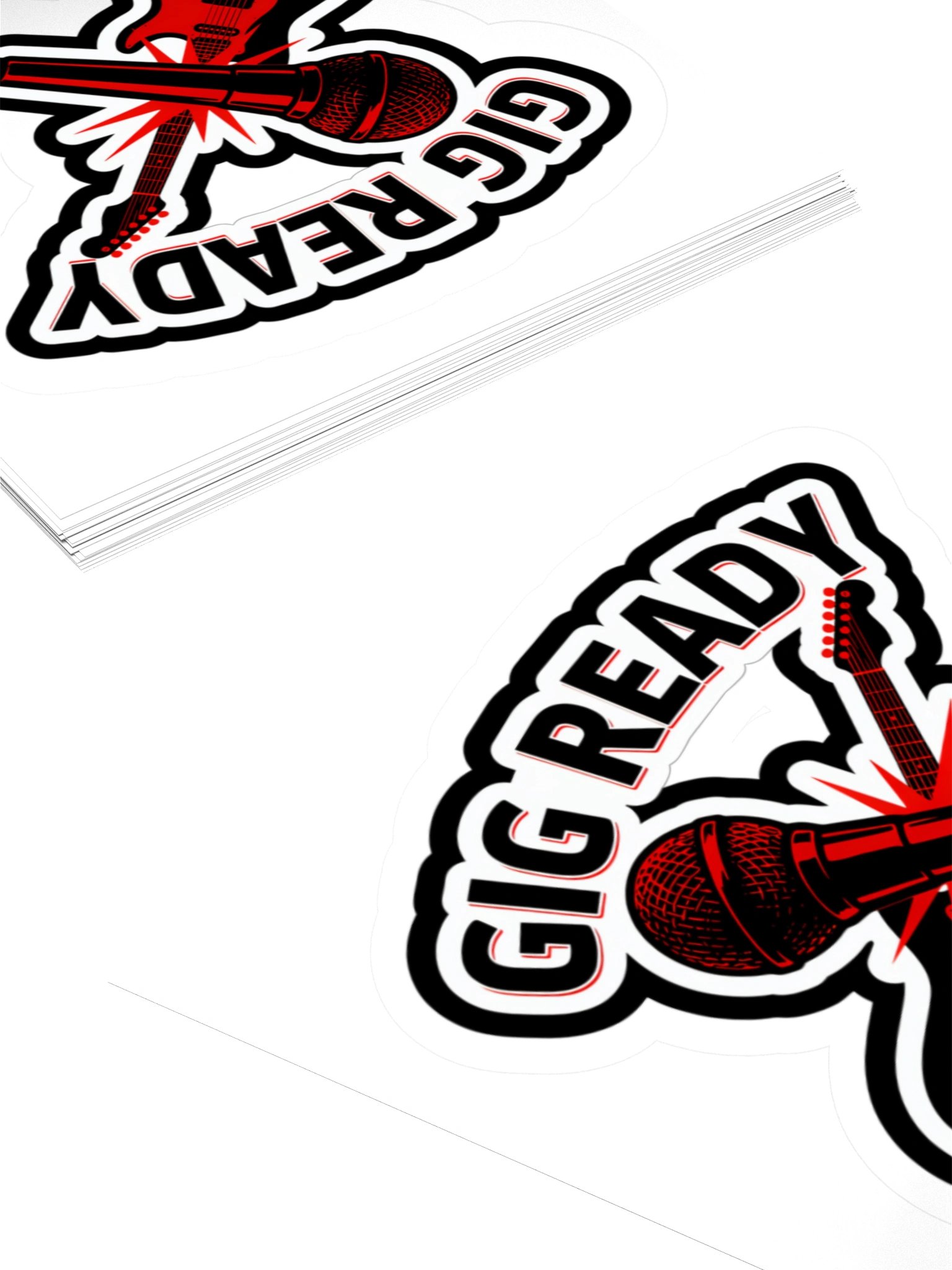 GIG READY Mic & Guitar Kiss Cut Sticker product image (11)