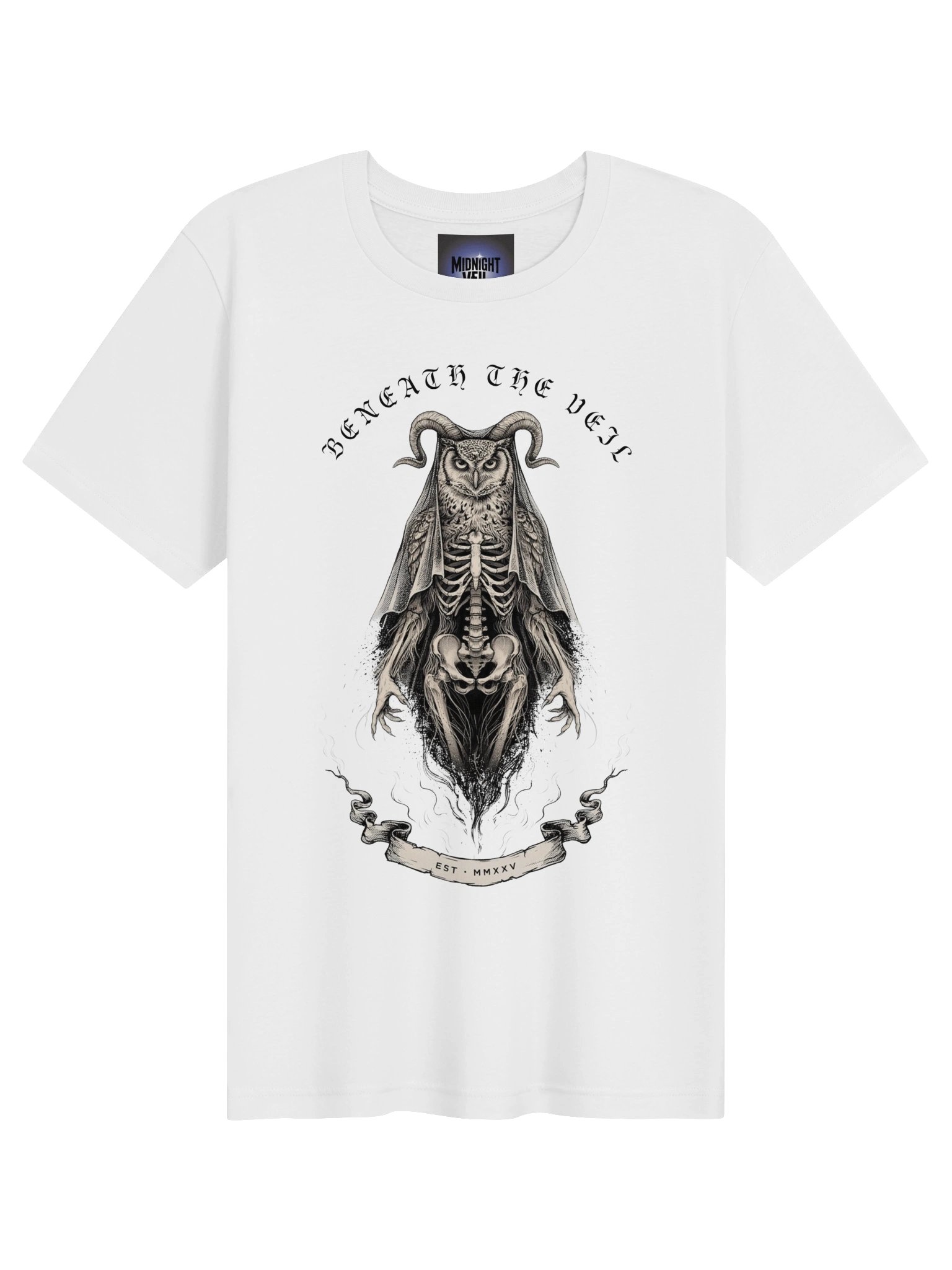 EST MMXXV Owl Skull Graphic Tee product image (4)