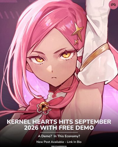 When does Kernel Hearts release, and can you play it now?

Kernel Hearts is currently planned for September 2026, with a free...