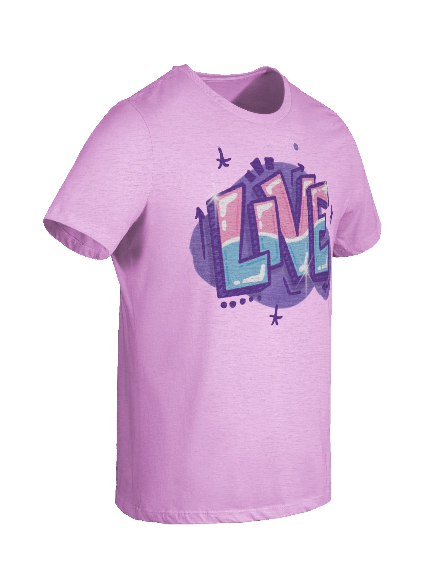 "LIVE" - Kawaiifiti Style - Women's Relaxed-fit T-Shirt (Light) product image (31)