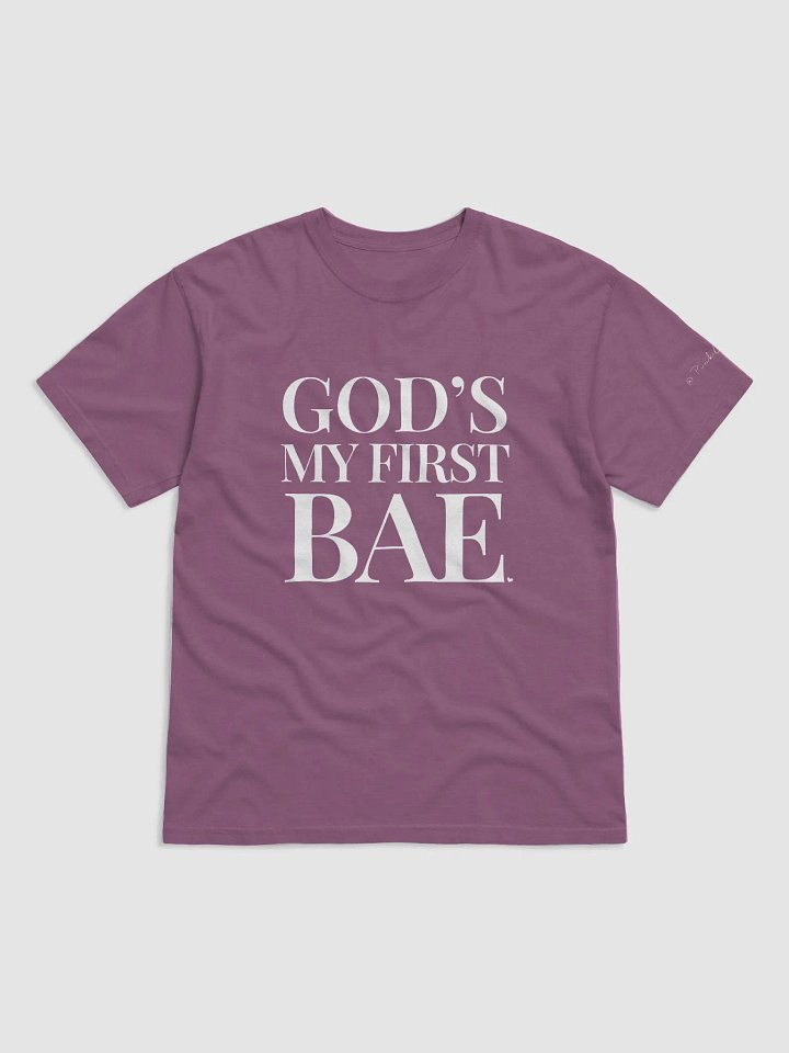 God's My First Bae T-Shirt product image (5)