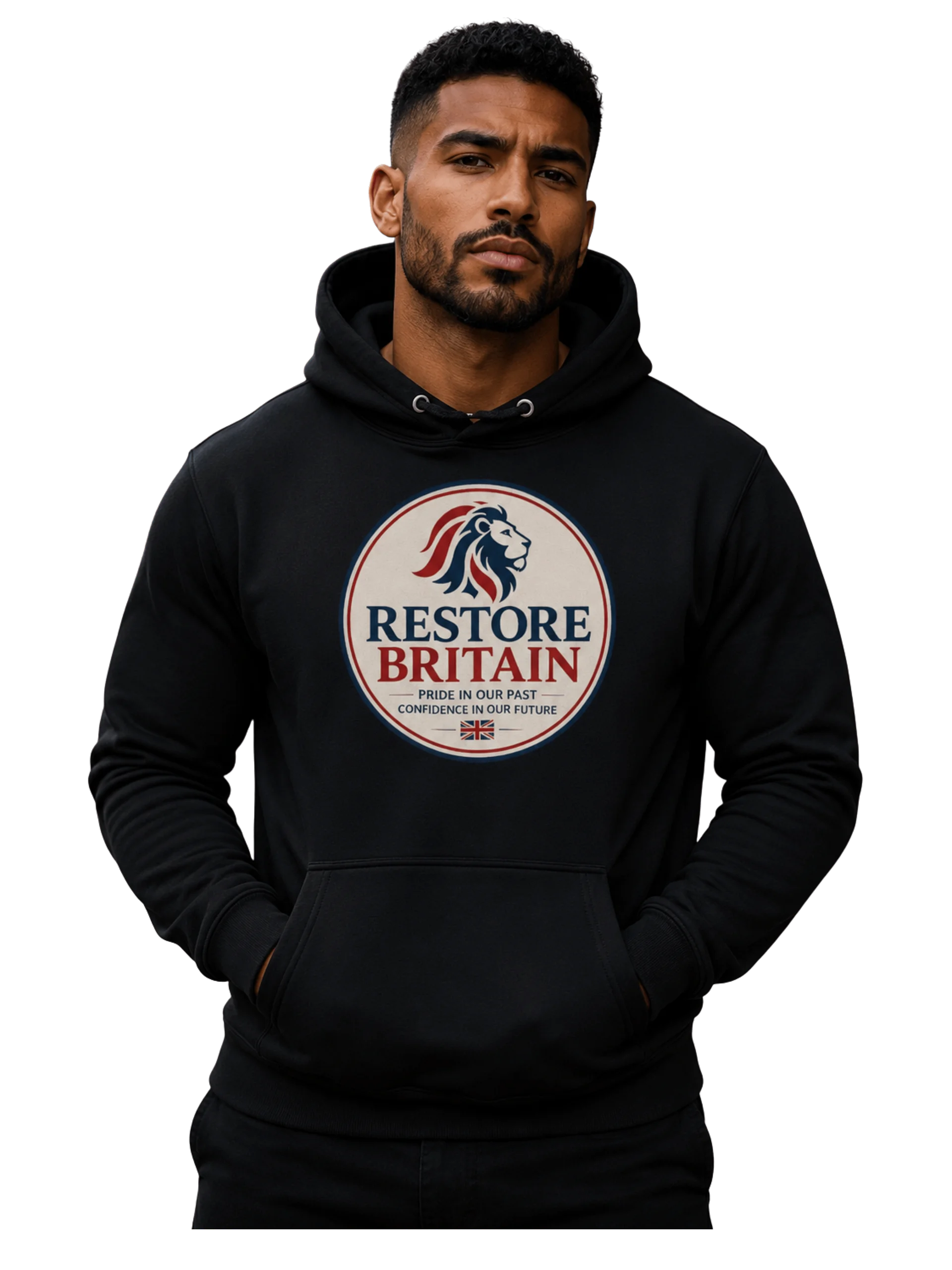 Restore Britain Lion Badge Hoodie product image (1)