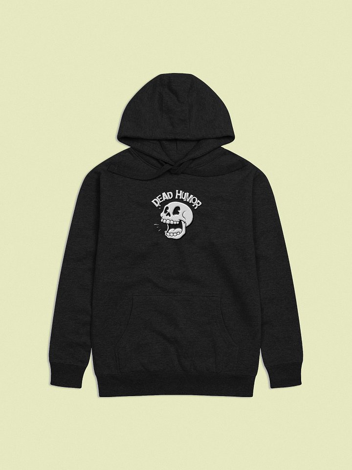 Laughing Skull Embroidered Pullover Hoodie product image (1)