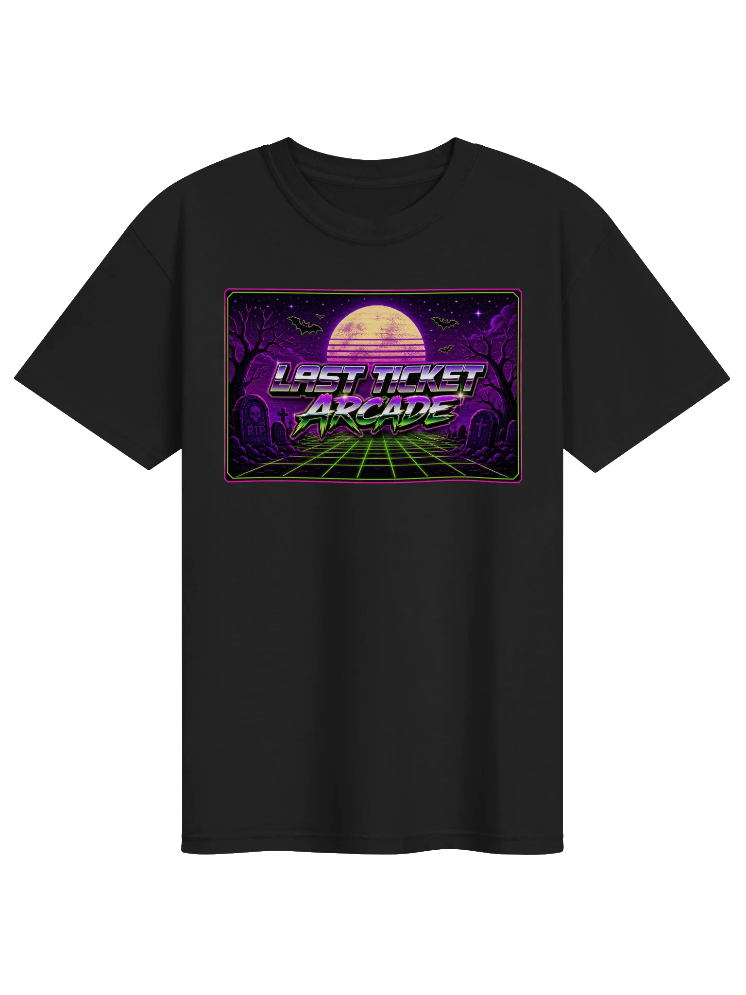 Last Ticket Arcade Halloween Tee product image (1)