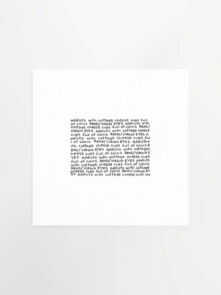 Addicts with Cottage Cheese Cups panel card print product image (2)