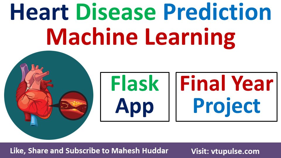Heart Disease Prediction using Machine Learning with Flask App Project product image (3)