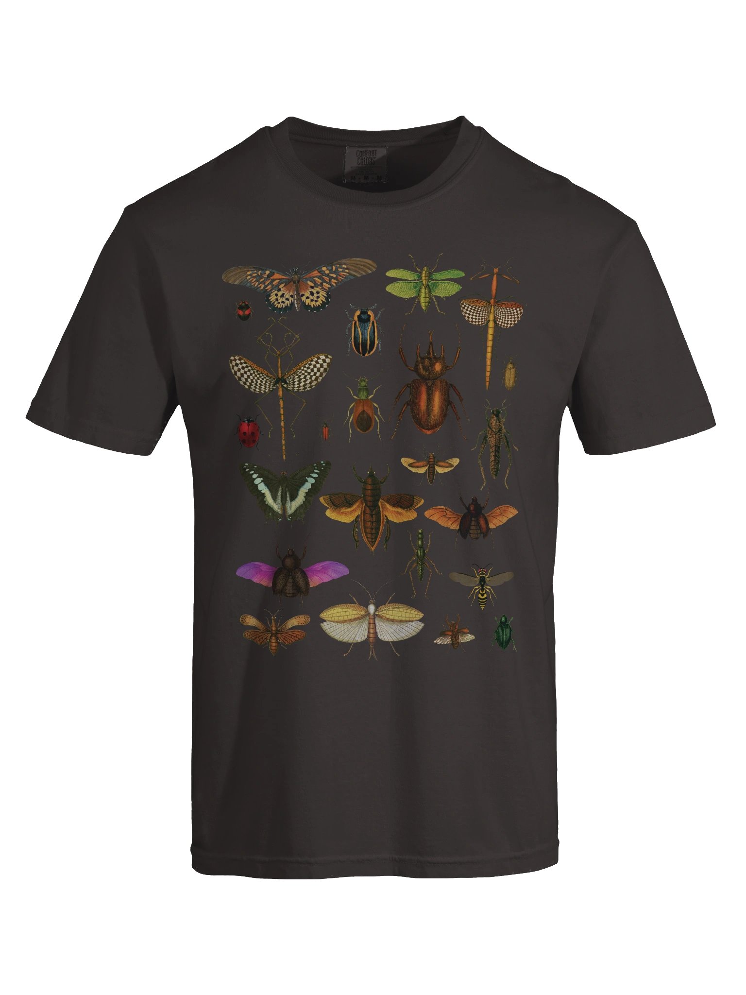 Vintage Insect Illustration Shirt – Dark Academia Bug Collage Tee, Entomology Graphic Shirt product image (6)