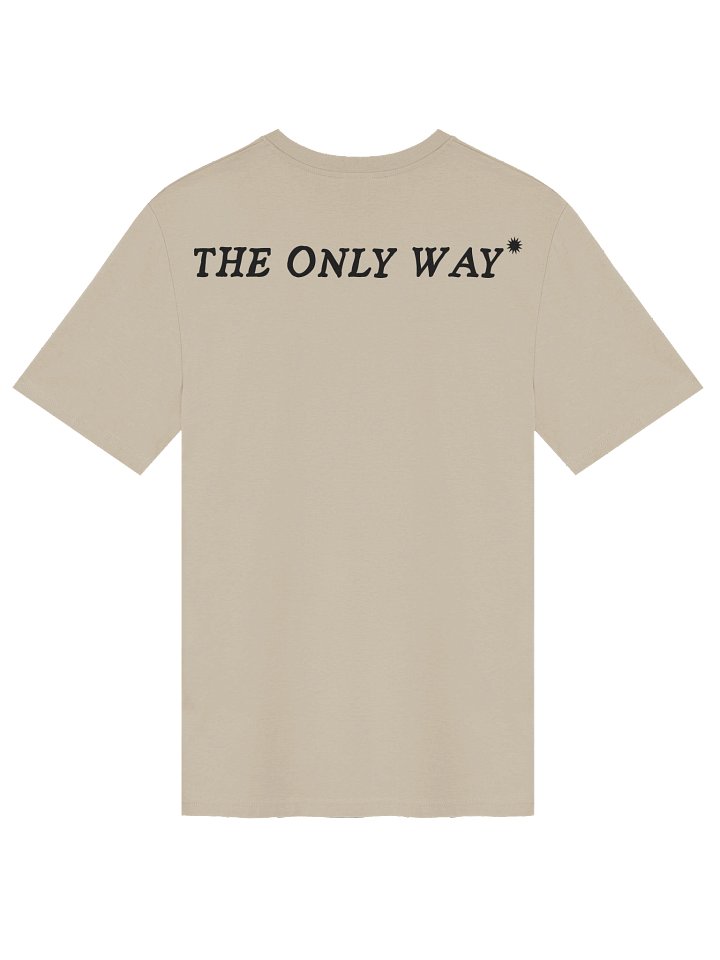THE ONLY WAY Ribbed Neck T-Shirt product image (3)