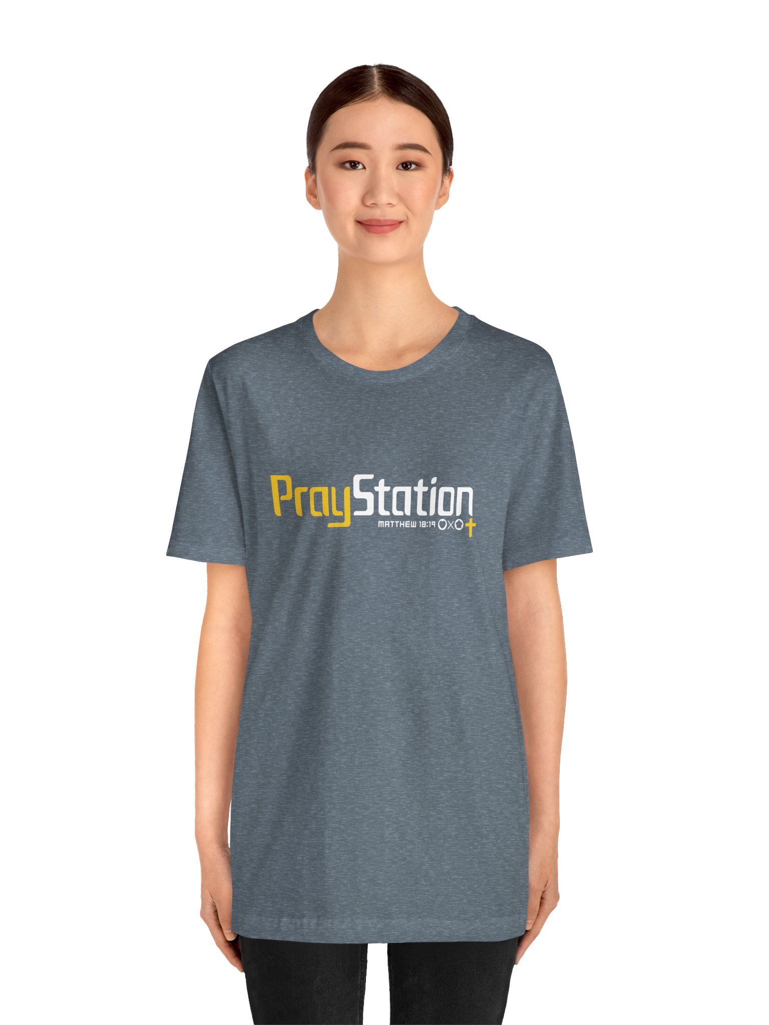 LXA PrayStation Classic Tee | Love X Aloha - Faith Collection | Premium Christian Apparel product image (7)