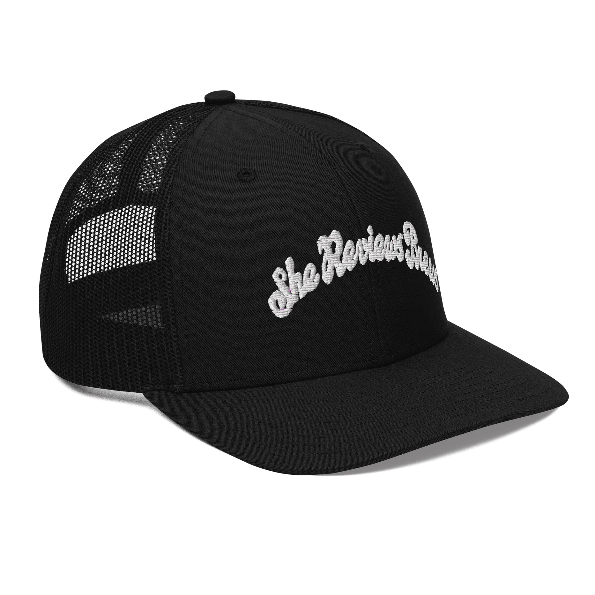 Black Ball Cap, White Script product image (4)