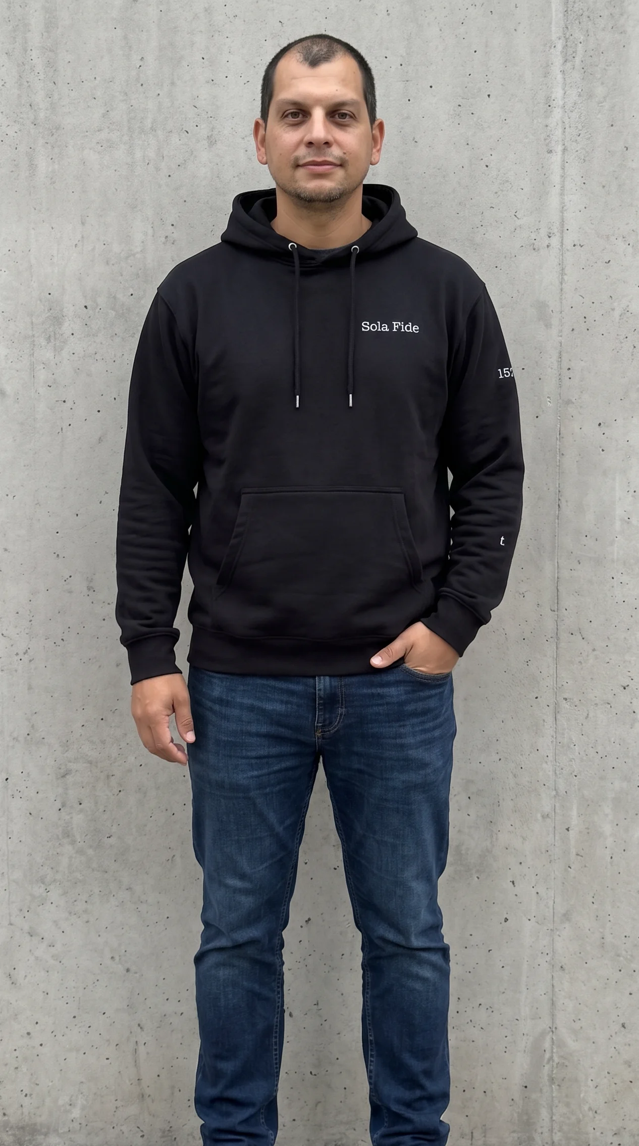 Hoodie Sola Fide - White product image (2)