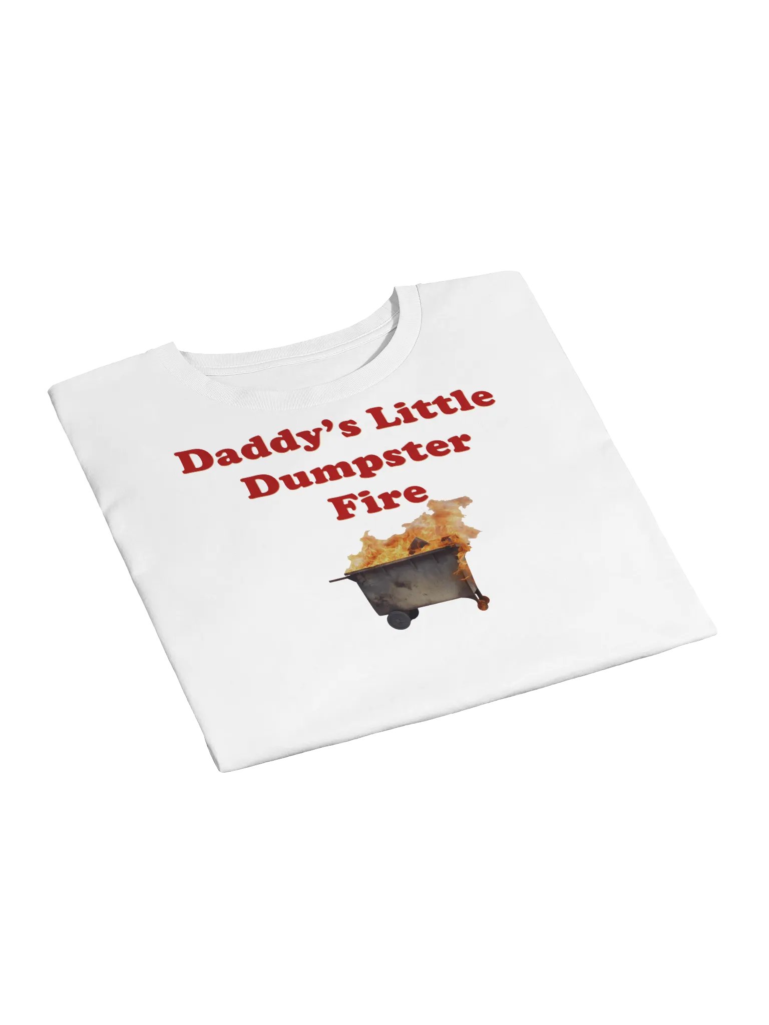 Daddy's Little Dumpster Fire Crop Top product image (6)