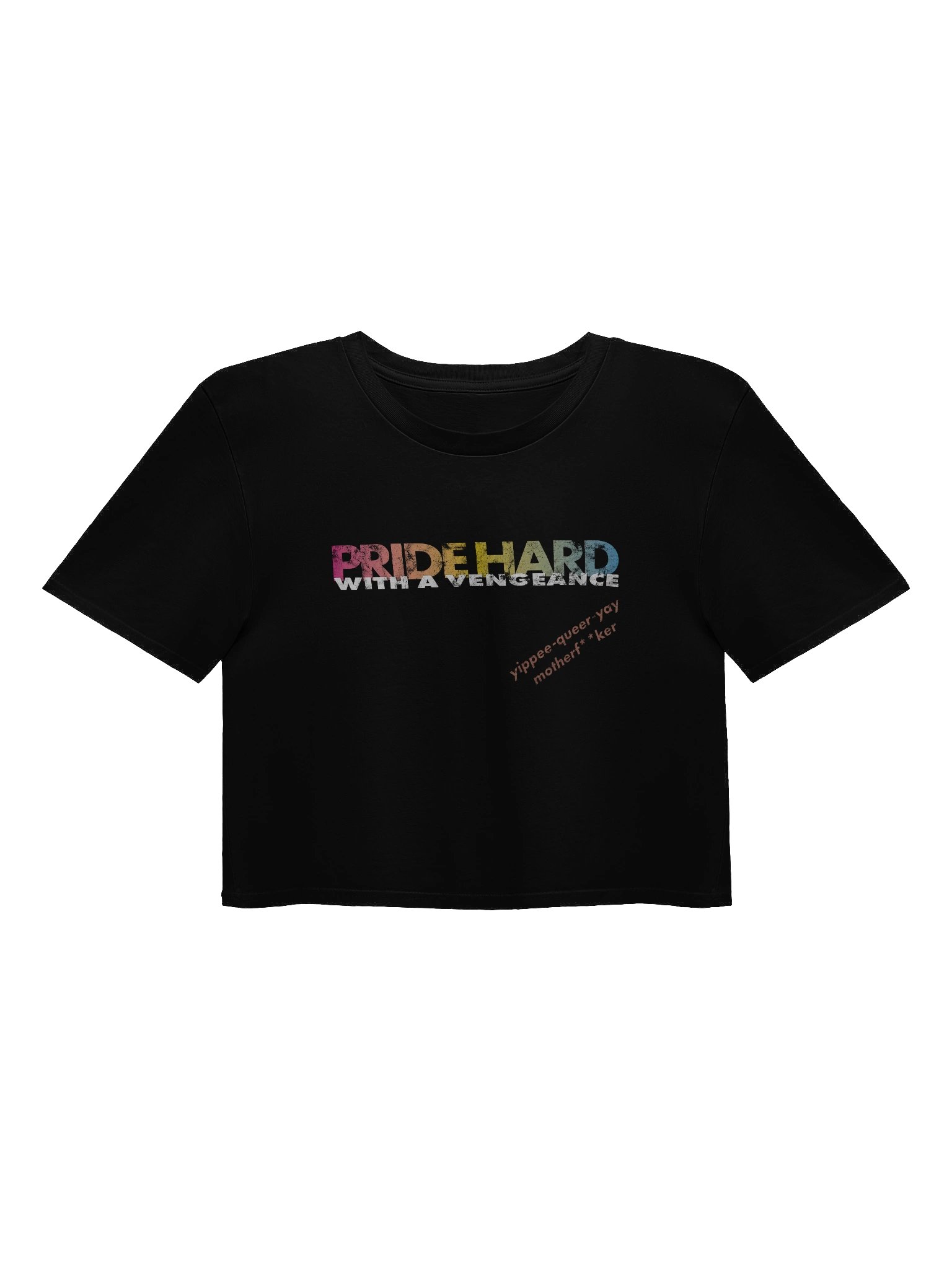 Pansexual "Pride Hard" Crop Top product image (1)
