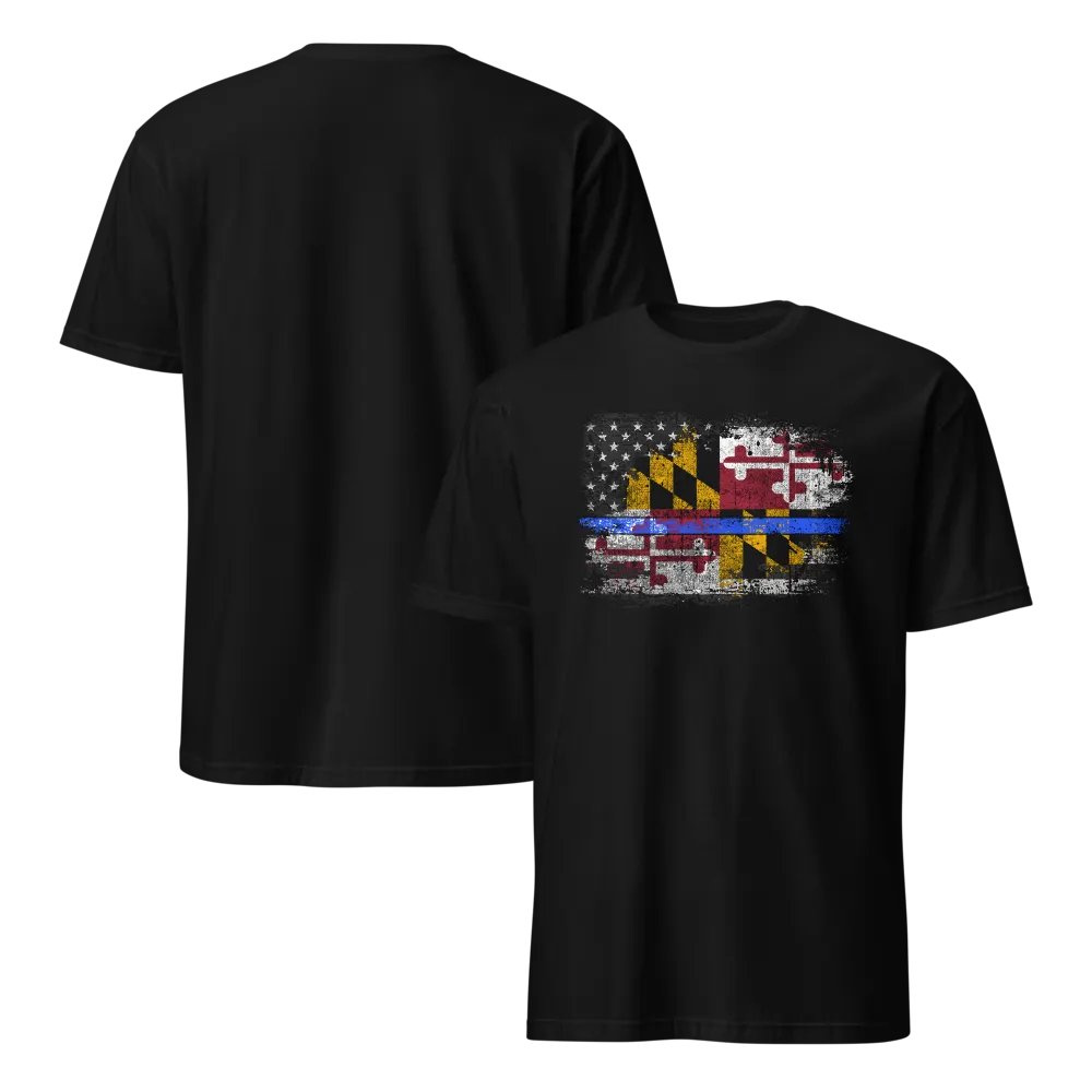 Maryland Thin Blue Line Flag product image (6)