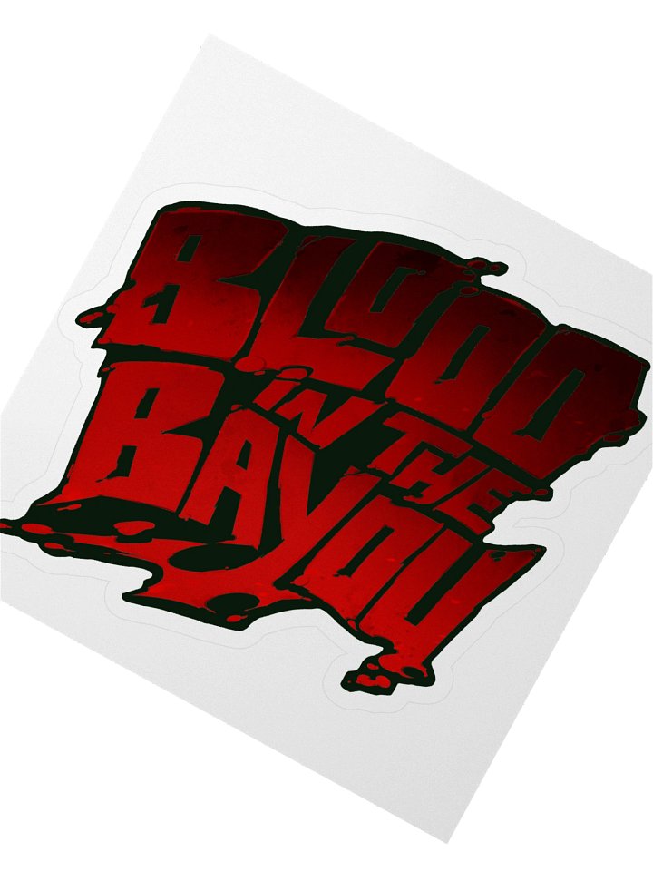 Blood in the Bayou Sticker Logo product image (2)