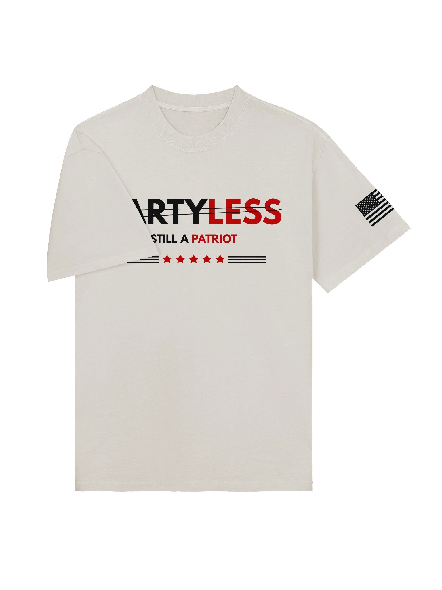 Oversized Faded PARTYLESS Tee product image (19)
