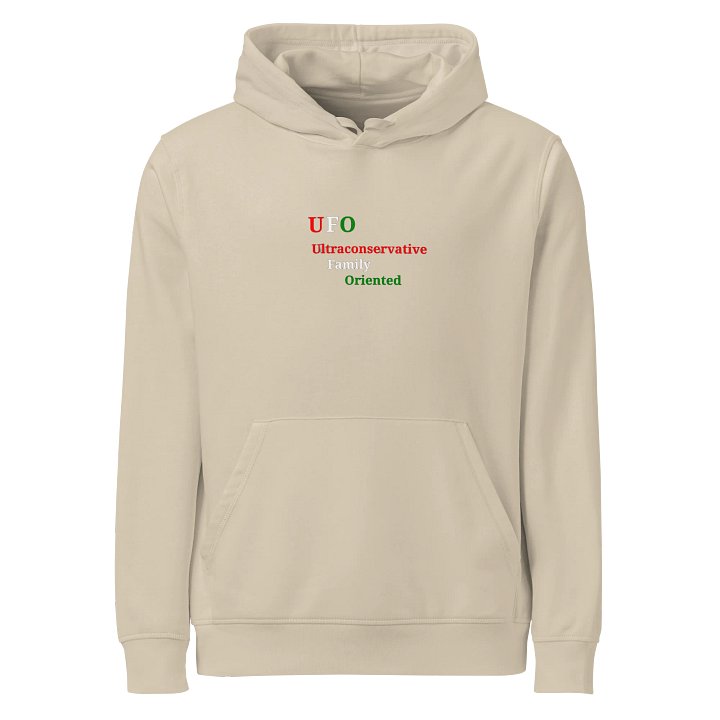 UFO Ultraconservative Family Oriented Hoodie product image (1)