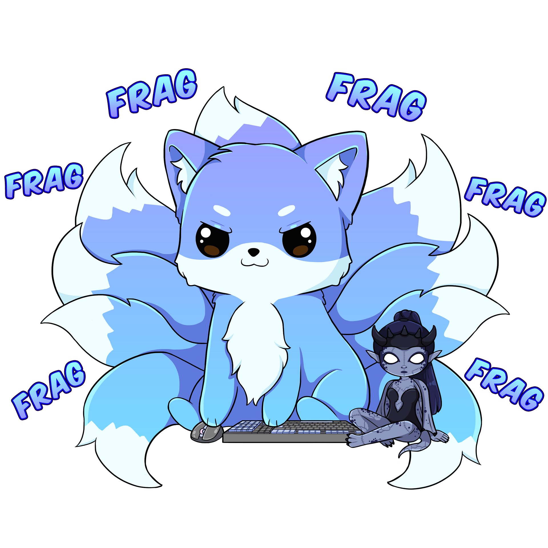 Sorcerer Fox Sticker product image (1)