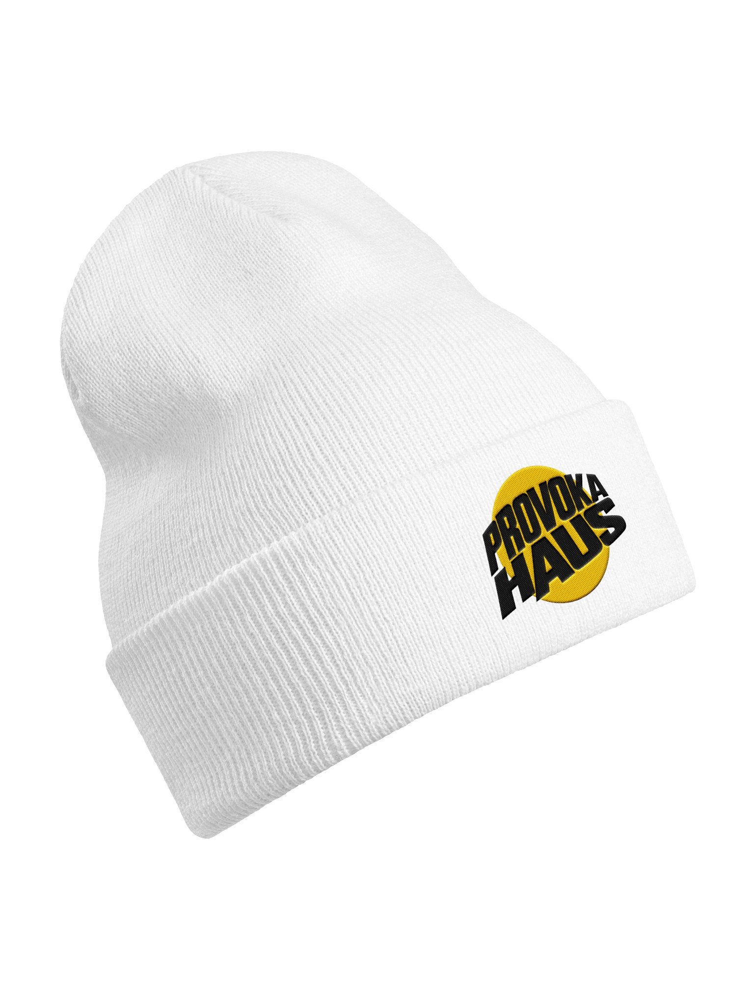 ProvokaHaus Signature Beanie – Cloud White product image (8)