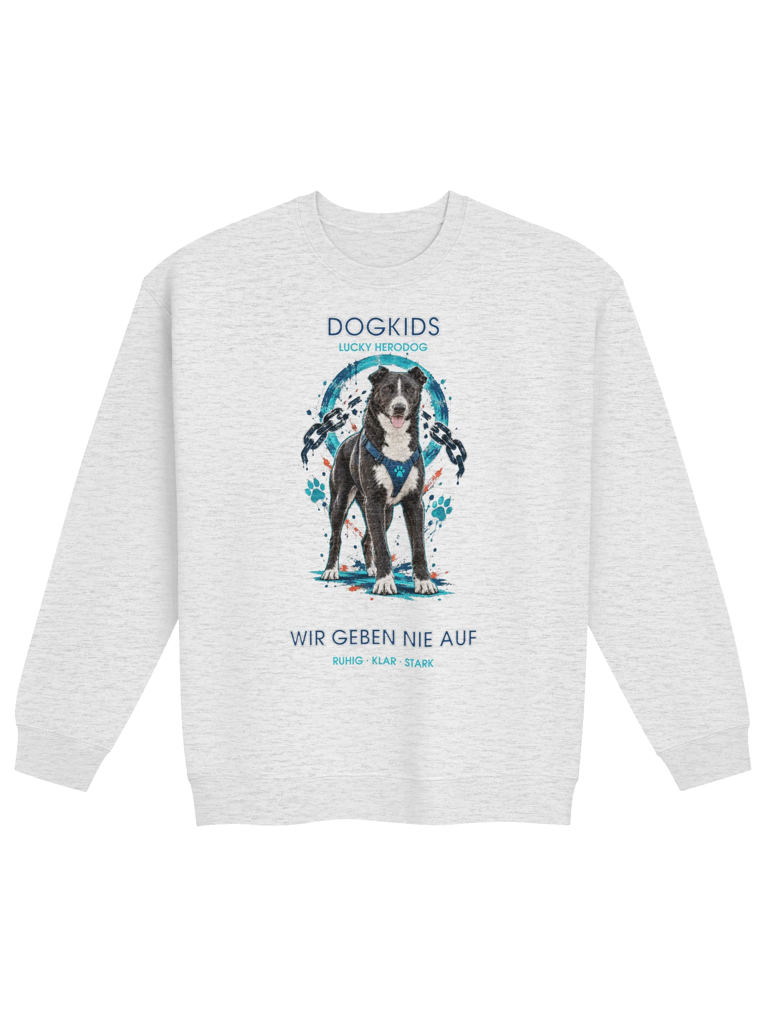 DogKids Wir geben nie auf Sweatshirt – Lucky HeroDog product image (56)