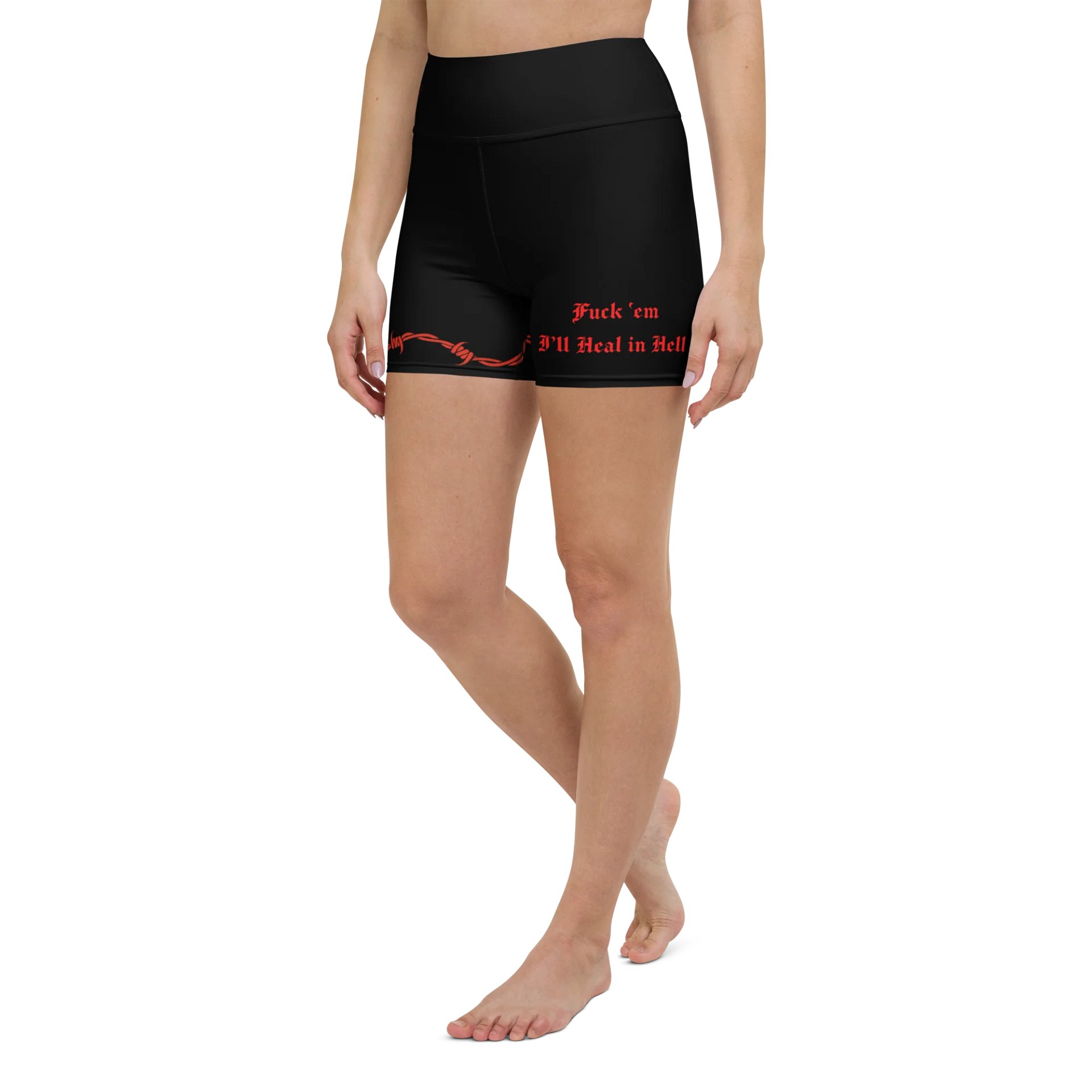 Heal in Hell Workout Shorts product image (3)