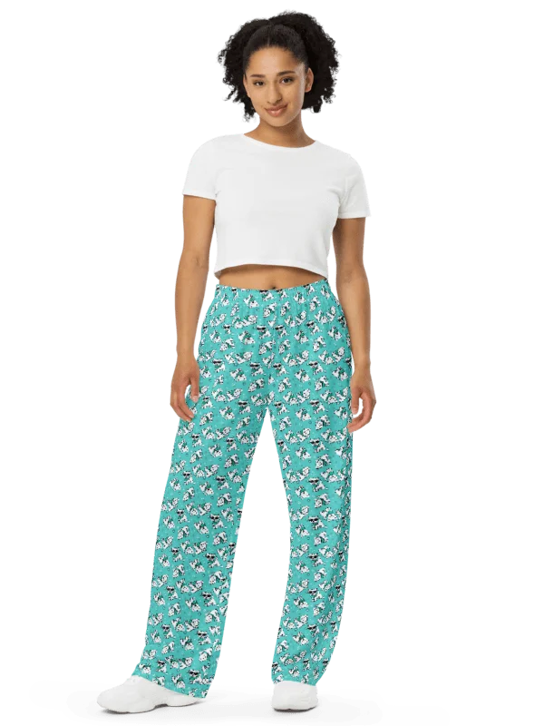 Cutieface Westies Wide-Leg Pants product image (1)