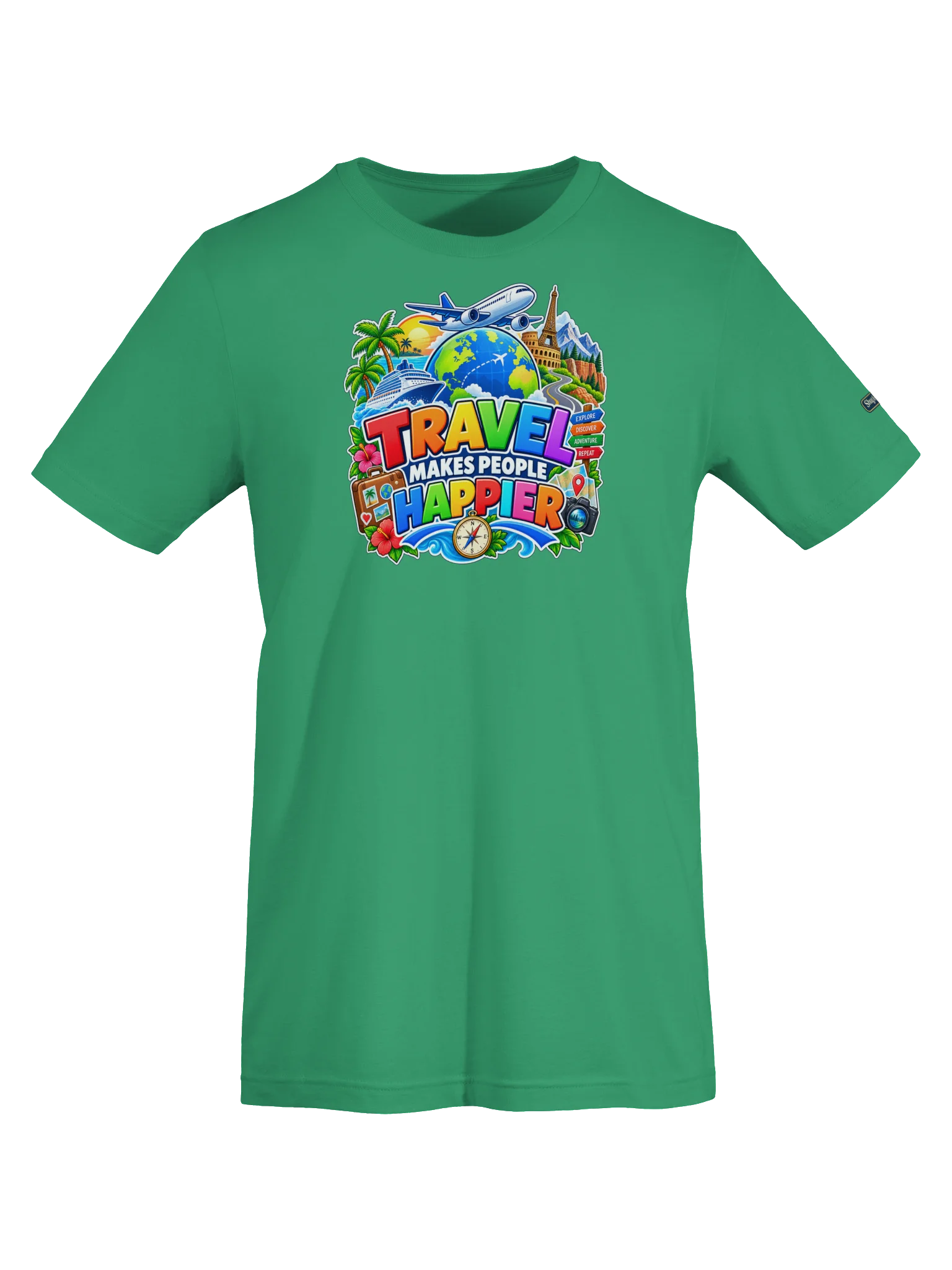 Travel Makes People Happier T-shirt product image (35)