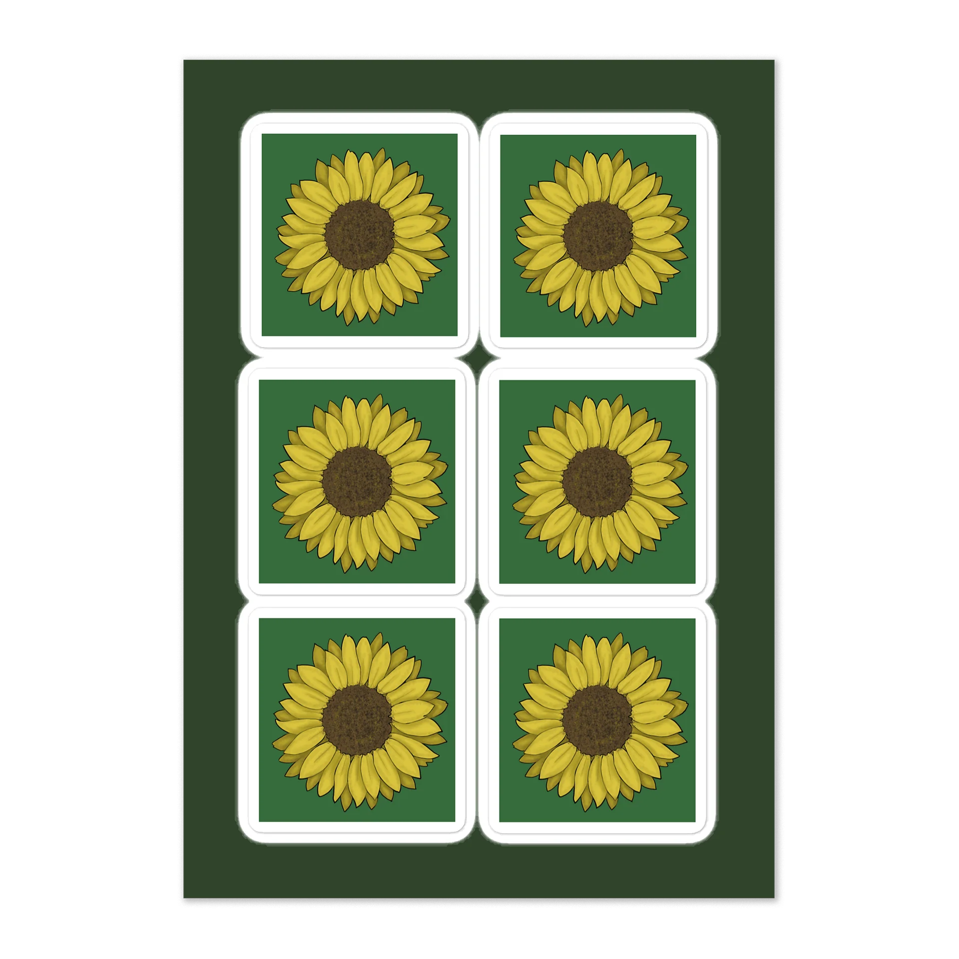 Hidden Disability Sunflower Sticker Sheet product image (1)